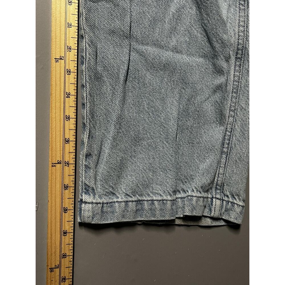 Madewell Jeans Womens 29 Light‎ Wash Blue Low-Slung Cargo Denim Tapered Leg - Picture 12 of 14
